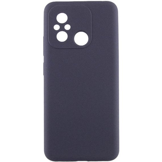 Чехол Silicone Cover Lakshmi Full Camera (AAA) для Xiaomi Redmi 12C Серый / Dark Gray