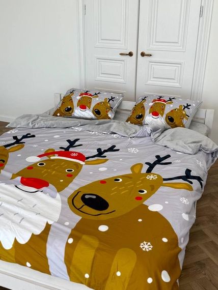 Постельное белье полуторное Dushka Home Сатин Плюш 21351 160х215 см | Зображення 1