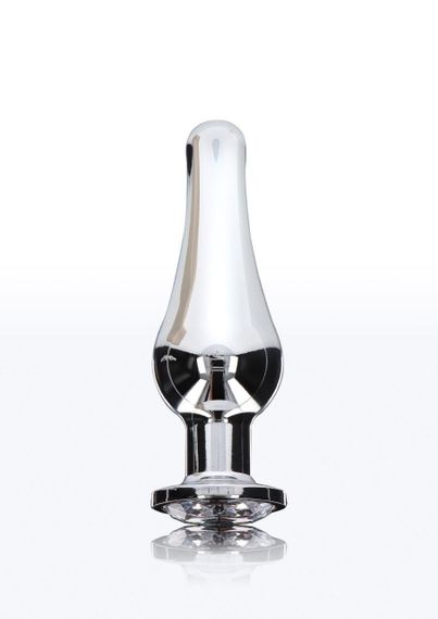 Анальная пробка с кристаллом Toy Joy Diamond Bum Bijou, серебристый, Small sexstyle