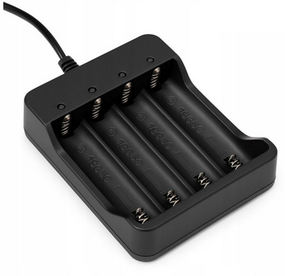 Зарядний пристрій HWD Charger на 4 акумуляторні батареї 18650 Li-Ion Чорний