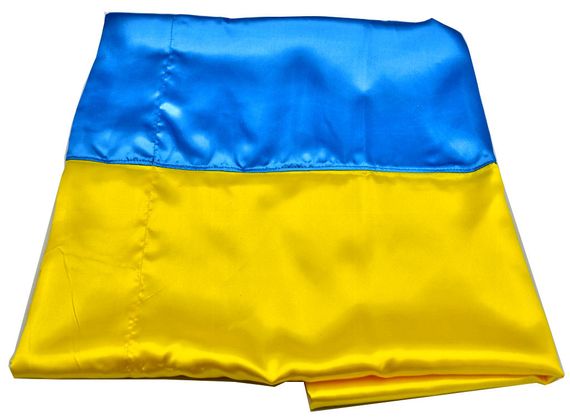Прапор України атлас 90*135 см BK3026 | Зображення 3