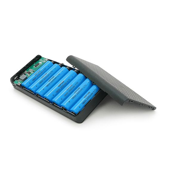 ДБЖ UPS-24W DC1024P для роутерів, Output: USB 5V/2A, DC9V,2.7A/12V,2A, 14000mAh(7*2000mAh), 155х75х23мм, 460грам, Black, BOX | Зображення 1
