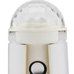 Светильник LED DP E27 с музыкальной колонкой и дискошаром