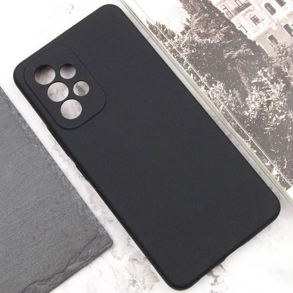 Чехол Silicone Cover Lakshmi Full Camera (AAA) для Samsung Galaxy A33 5G Черный / Black | Зображення 3