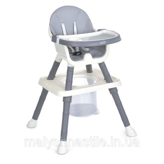 Детский стульчик для кормления 2 в 1 M 6041 Gray