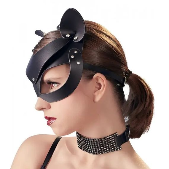 Маска кішечка Shiny cat Mask with studs | Зображення 2