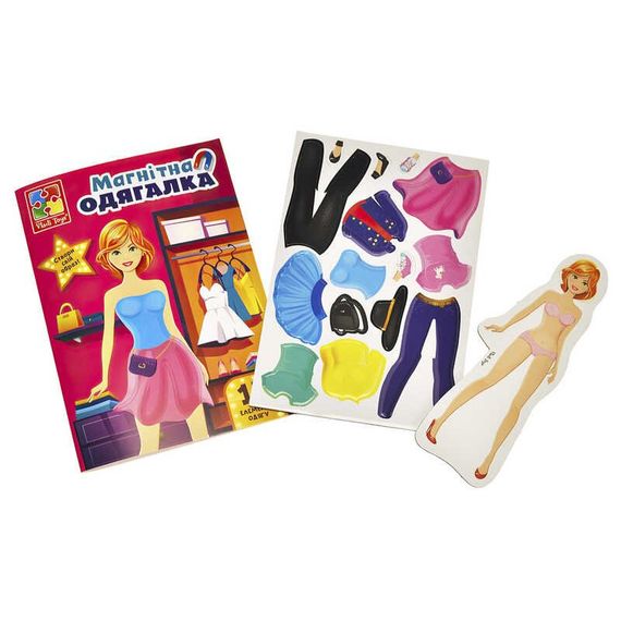 Магнітна гра-одягашка "Everyday look" VT3204-31 Vladi Toys, в пакеті (4820234763467)