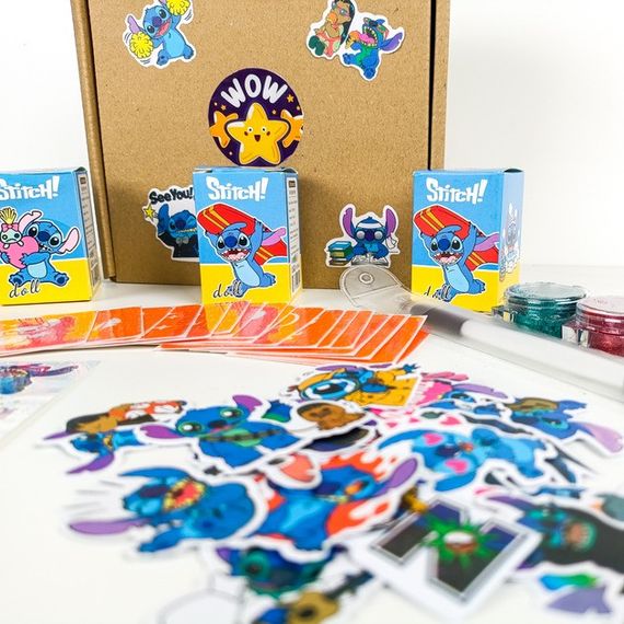 Набір для біо-тату "Wow Box Стіч " wow-box-stich-3 для 3 дітей | Зображення 4