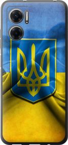 Чехол на Xiaomi Redmi Note 11E Флаг и герб Украины 1 "375u-2634-17620"