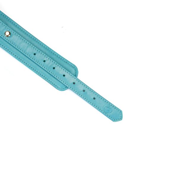 Поножі Liebe Seele Blue Lamb Leather Ankle Cuffs with Velvet Lining Sex Aura | Зображення 5