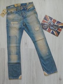 Чоловічі джинси з потертостями Jack & Jones