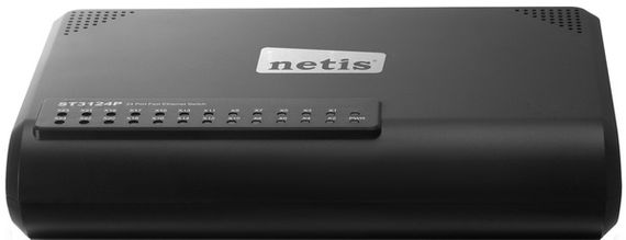 Комутатор Netis NIST3124P 24 Ports 10/100Mbps Fast Ethernet Switch | Зображення 1