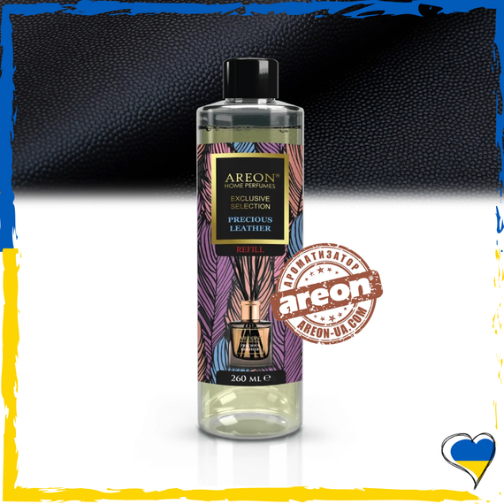 Наполнитель для аромадиффузора Areon Home Perfumes Refill Exclusive Precious Leather 260мл