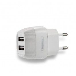 Сетевое зарядное устройство с евровилкой Flinc RP-U29 2.1A 2*USB 220V Remax 345001