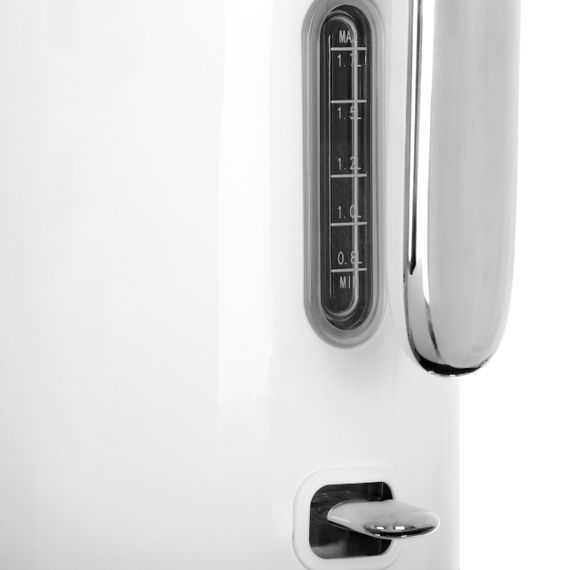 Електрочайник з нержавіючої сталі Adler AD 1341 білий, 1,7 л, 2200 Вт | Зображення 4