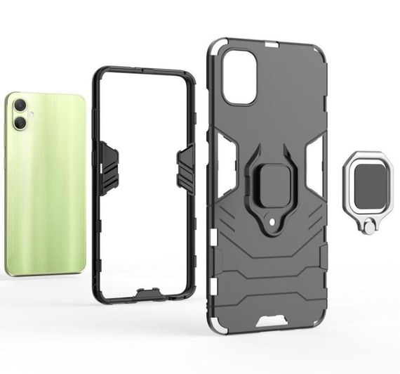 Чехол бампер Primolux Ring Armor для телефона Samsung Galaxy A05 (SM-A055) - Black | Зображення 4