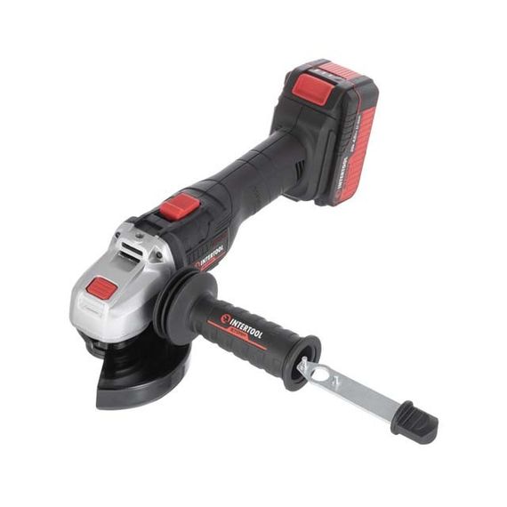 Шліфмашина кутова акумуляторна з безщітковим двигуном 125 мм INTERTOOL WT-0366 | Зображення 4