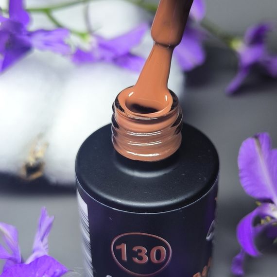 Гель-лак для нігтів Bee Nails 130 (каштановий) 8мл