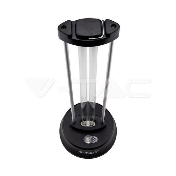 Кварцевая бактерицидная лампа V-TAC VT-3239 UVC 38W, УФ+Озон, 60м2, датчик движения, таймер, чёрный (11208) | Зображення 2