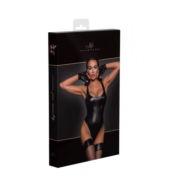 Боді сексуальне Noir Handmade чорне, L Sex Aura | Зображення 6