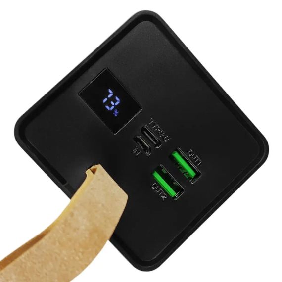 Повербанк GRUNHELM GP-50BQC 50.000 mAh; швидка зарядка 22.5W Чорний shop (6990001375419) | Зображення 1