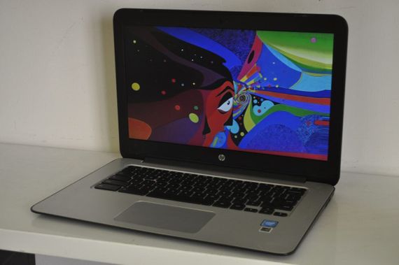 Ноутбук Б-класс HP ChromeBook 14 G4 / 14" (1366x768) TN / Intel Celeron N2840 (2 ядра по 2.16 - 2.58 GHz) / 4 GB DDR3 / 16 GB eMMC / Intel HD Graphics / WebCam / Chrome OS б/у | Зображення 5