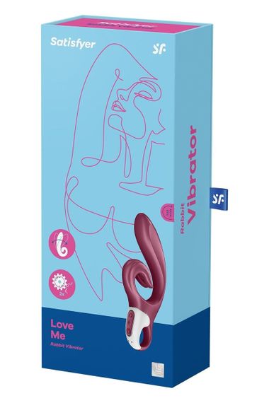 Стимулятор точки G і клітора Satisfyer Love me з вібрацією, бордовий sexstyle | Зображення 6