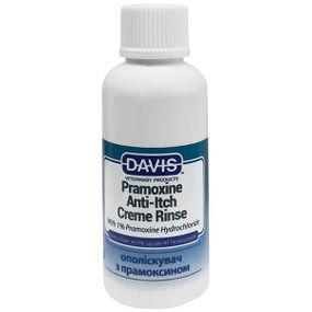 Крем-ополіскувач для собак та котів від свербіння і лущення Davis Pramoxine Anti-Itch Creme Rinse, 50 мл