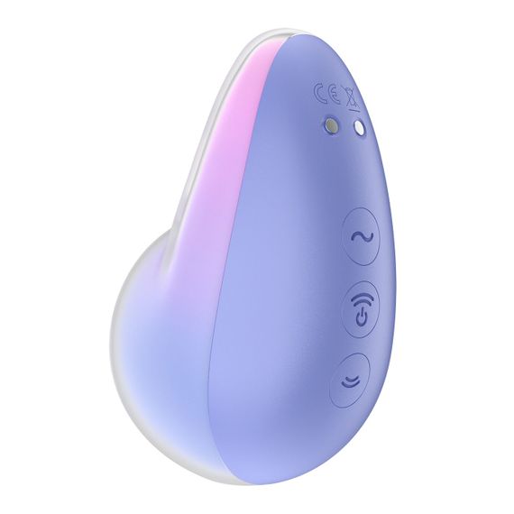 Вакуумний стимулятор з вібрацією Satisfyer Pixie Dust Violet/Pink | Зображення 3