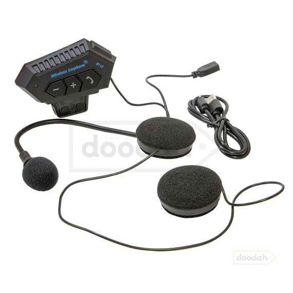 Мотогарнітура Bluetooth BT12 FLEX - Hands-Free / Stereo / 500mAh / IP67. Гарантія 6 міс. | Зображення 4