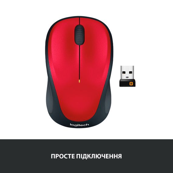 Мишка Logitech M235 Red (910-002496) | Зображення 3