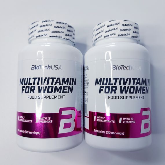Мультивитамины для женщин Multivitamin for Women BioTech USA 60 таблеток | Зображення 2