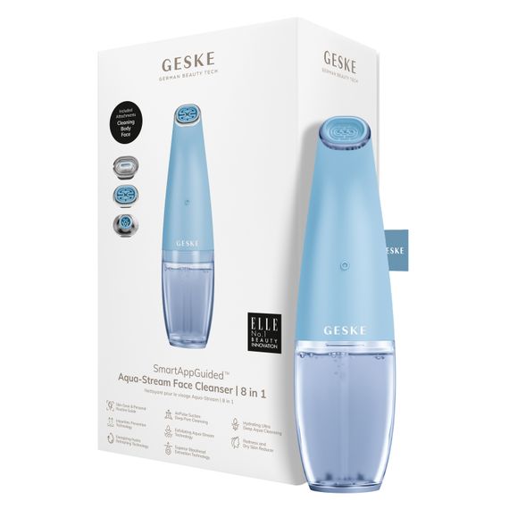 Очищуючий засіб для обличчя GESKE Aqua-Stream Face Cleanser 8в1 starlight, Блакитний