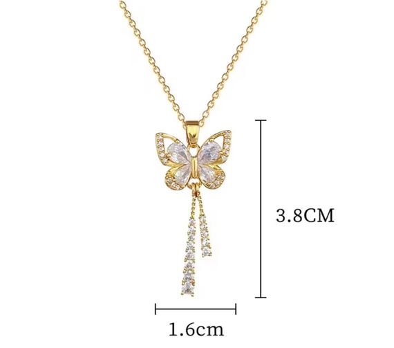 Колье с подвеской Primo Butterfly – Gold | Зображення 4
