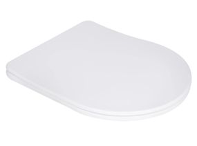 Сидіння для унітазу Qtap з мікроліфтом Slim Duroplast, Quick Release QTSC179W48675