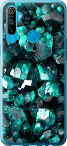 Чехол на Realme C3 Кристаллы 2 "3674u-1889-17620"