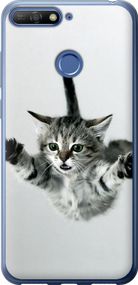 Чехол на Huawei Honor 7C Летящий котёнок "2322u-1411-17620"