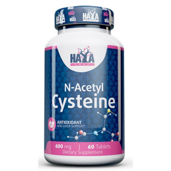 N-ацетил-L цистеїн Haya Labs N-Acetyl L-Cysteine 60 Tabs