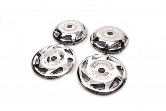 Колпаки из нержавейки ОЭМ (2 катковые, 4 шт) для Mercedes Sprinter W907/W910 2018- гг | Зображення 1