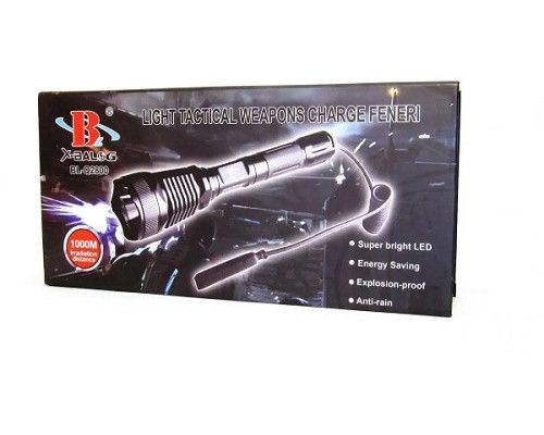 Ручний ліхтарик BL Q3888-T6 3 18650 battery Police | Зображення 3