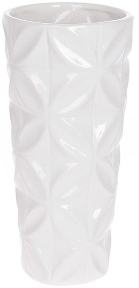 Ваза итерьерная Sharlotta White 25.5см