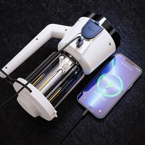 Кемпінговий ручний ліхтар CH-22020 (LM+COB)+Power bank+Type-C+2 режими (плавне регулювання) | Зображення 6