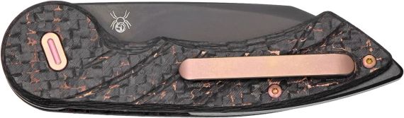 Ніж Fox Radius CF, сталь - М390, руків’я - вуглецеве волокно/мідь, довжина клинка - 75 мм, довжина загальна - 185 мм,… | Зображення 3