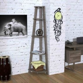 Стеллаж угловой Loft Design L-180 дуб палена