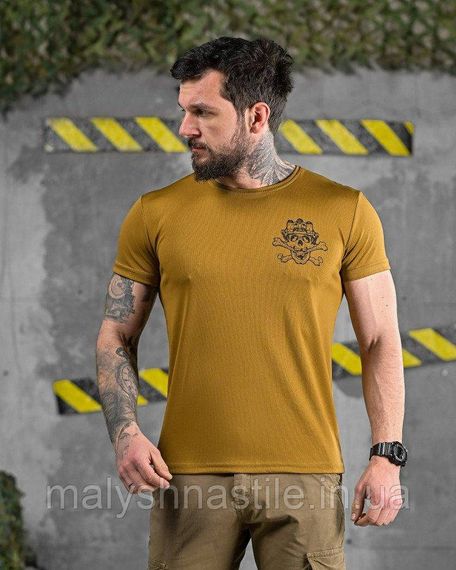 Тактическая потоотводящая футболка  skull coyot ДЛ6503 | Зображення 4
