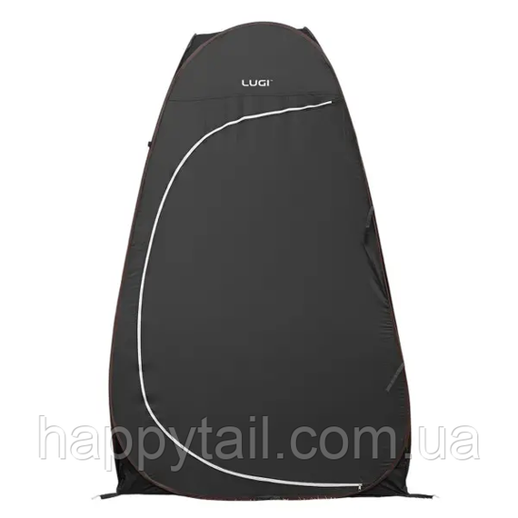 Палатка душ-туалет для кемпинга автомат 120х120х190 см LU-015DB Черный