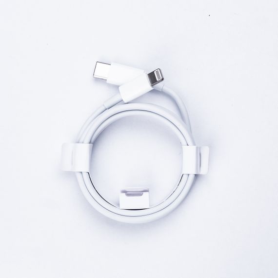 Кабель для зарядження USB-C/lightning 1 м білий | Зображення 1