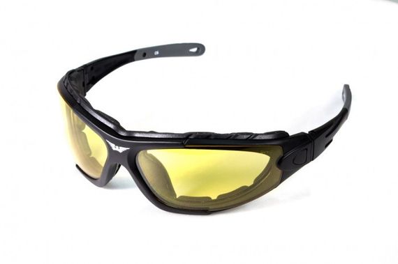 Очки защитные фотохромные Global Vision Shorty Photochromic (yellow) Anti-Fog, желтые фотохромные | Зображення 4