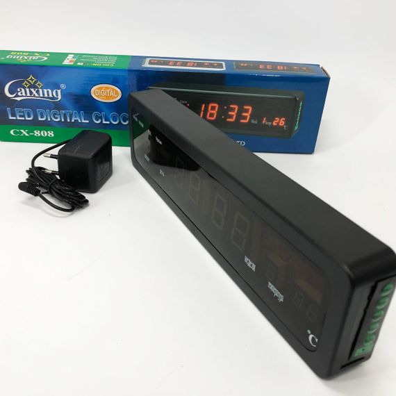 Настільний годинник для дому, Настільний годинник led на батарейках Світлодіодне табло LS-87 | Зображення 7