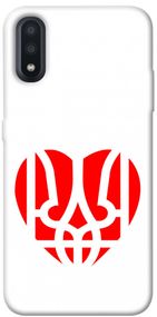 Чохол IBANAN Герб у серці для Samsung Galaxy A01